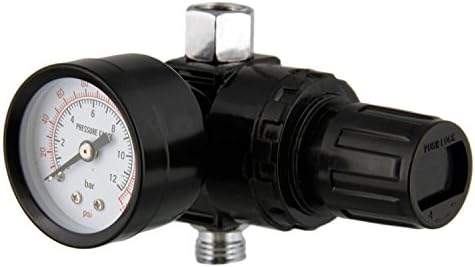 TCP GlobalSpray Gun Air Regulator w-Gauge-Auto Car Paint-Hvlp, (1/4" NPT)