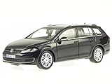 Material: Druckguss VW Golf 7 Variant 2013 schwarz deep black perl Modellauto Spark 1:43