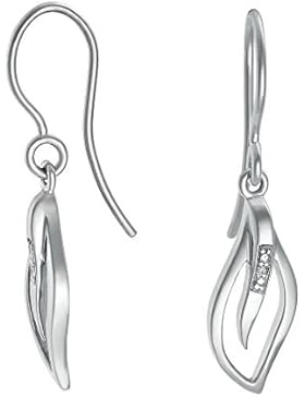 CHRIST Silver Diamonds Damen-Ohrhänger Silver Diamonds 925er Silber ca. 0,006 ct. One Size, silber