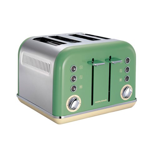 Morphy Richards 242006 Accents 4 Scheiben Toaster - grün