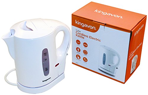 Elektrischer Wasserkocher 1 Liter Weiß Reise Mini Krug
