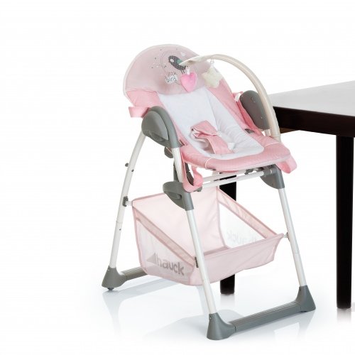 Hauck Sit'n Relax Birdie - Babyliege und Hochstuhl ab Geburt / mit Liegefunktion, mitwachsend, höhenverstellbar - 665268
