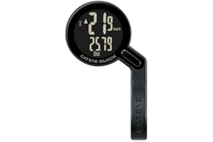 CATEYE Cat Eye Uniseks Quick CTRS100W Komputer Rowerowy, Czarny (Czarny)