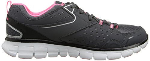 Skechers Damen Synergy-Front Row Sneaker, Grau (Ccbk), 40 - 7