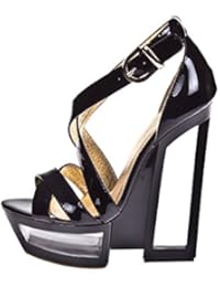 ROBERTO BOTELLA - <p>Originales Sandalias en charol</p> - Color Negro - Talla 37