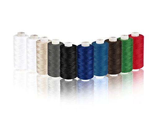 Nähgarn / Syngarn Garn Garne Polyester bunt Mode (3) für die Nähmaschine 10 Sp. a. 500m