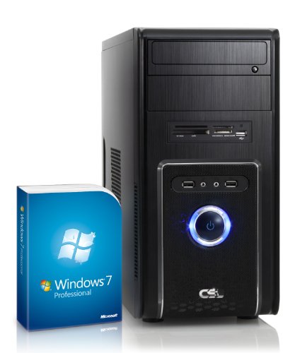 CSL Sprint 5858Pro (Octa) inkl. Windows 7 Pro - AMD FX-8370E 8x 3300MHz, 8GB RAM, 1000GB HDD, GeForce GTX 1060, DVD
