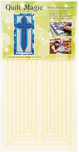 Quilt Magic Holy Cross Kit 9.5-Inch x 19-Inch, Acrylic, Multicoloured