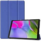 Elfia Samsung Galaxy SM-T720 T725 Tab S5E ile Uyumlu Kılıf Arkası Şeffaf 2 Farklı Stand Olabilen Sert Silikon İnce Tablet Kıl