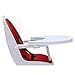 Ickle Bubba Orb Baby Highchair - Feature Packed Feeding High Chair in Red on White Colour Combination