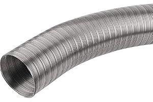 Armar Trading LTD rostfritt stål flexibel röjfoder 150 mm/1 m skorsten metallrör