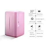 ❄ CONVENIENTE + LIGERO: El mini refrigerador frigorífico / calentador / enfriador de vino termoeléctrico -5 / 15L es elegante, compacto y perfectamente portátil.Esta unidad compacta mide: 233X174X241MMcm (9.17X6.89X9.49inch)