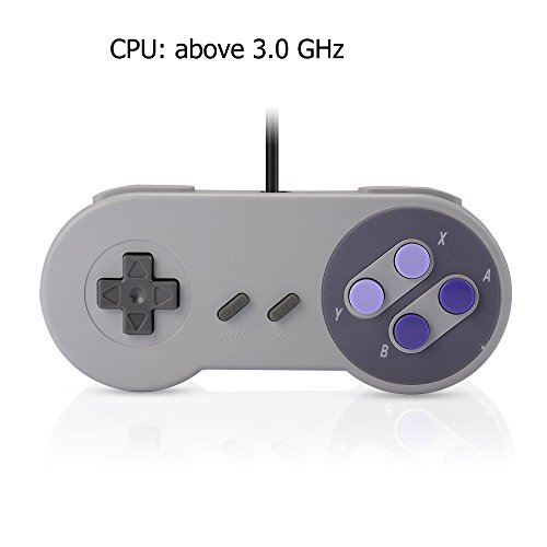 Haichen 2 piezas SNES Classic USB Super Nintendo Game Controller Gamepad Joystick para PC   MAC con Windows
