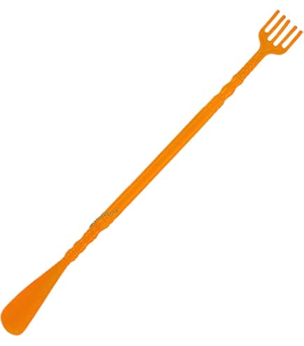 62-90cm Chausse Pied Long Avec Coude En S Et Gratte-Dos - Outil Multifonction Pour Seniors, Femmes Enceintes Et Personnes à Mobilité Réduite