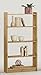 Produktbild Regal Bücherregal Moby 140 x 60 Kiefer massiv natur von Dolphin, Farbton:Natur lackiert