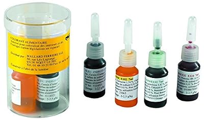 mallard ferrière Boîte de 4 colorants liquide alimentaire
