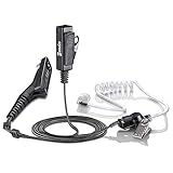 Zeadio Oreillette de Surveillance Tube Acoustique Casque avec Other Moulage pour multipin Motorola Talkie-walkie Radio