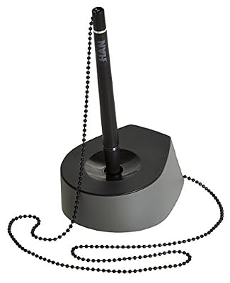 HAN Support de stylo Salsa, avec chaîne, modèle lourd Noir/gris foncé