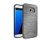 Produktbild Samsung Galaxy S7 Edge Hülle, SpiritSun Samsung Galaxy S7 Edge Schutzhülle Hybrid Dual Layer Handyhülle Weich TPU Silikon + PC Hart Case Anti-stoß Kratzfeste Stoßdämpfung Bumper Cover Hülle für Samsung Galaxy S7 Edge mit Standfunktion - Grau
