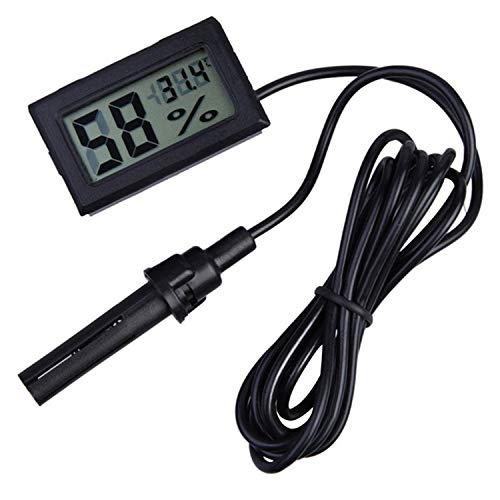 Bihood Termómetro De Reptiles Termómetro De Reptiles Y Medidor De Humedad Termómetro De Reptiles Higrómetro Termómetro Digital Calibrador De Humedad Termómetro De Humedad Medidor De Humedad