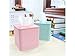 Produktbild WEILIVE Seidenpapierhalter-Box Cartoon Plastic Camellia Rollenpapier Tube Tissue-Boxen für Toilette und Zimmer (Pink) Serviettenhalter