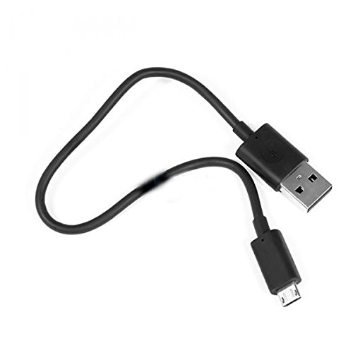 m-one schwarz 20 cm kurze kleine USB Daten Sync Ladekabel für Samsung Galaxy A5 (Schnelles Laden)