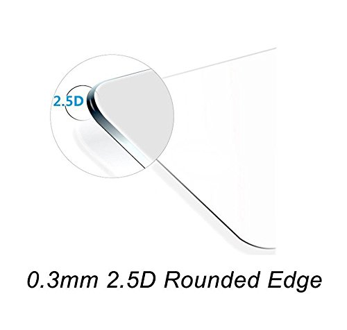 Cadorabo – Gehärtetem (Tempered) Glas Panzerglas Schutzfolie Displayschutzfolie für Samsung Galaxy Tab 4 (7 Zoll) Display Schutzglas 0,3mm abgerundete Kanten – HOCH-TRANSPARENT - 5