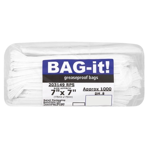 Preisvergleich Produktbild Bag-it! Butterbrotpapier Taschen Ca 1000 7 "x 7"