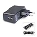Produktbild 5V Universal Netzteil 2A für WLAN Boxen Router D-Link TP-Link Netgear Akku Ladestationen ADSL WiFi Router Modems DVD Tastaturen USB HUB Gehäuse SATA HDD Banana Pi alle Handy Smartphones externe Festplatten echo dot Digitalkameras Camcorder Powerbanks Tablet-PCs MP3/MP4 Player eReader Raspberry-Pi 2 Model B/ B(+) plus und viele 5V elektronische Geräte 5,5*2,1mm + 7 Konverter Adapters EU Ladekabel