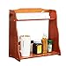 Produktbild FTM® Kitchen Organizer Bambus Holz Küche Gewürzregal, 2/3-Tier-Desktop-Lagerregal (größe : 2-Schicht)