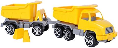 Plasto 52 cm City Works Truck and Trailer