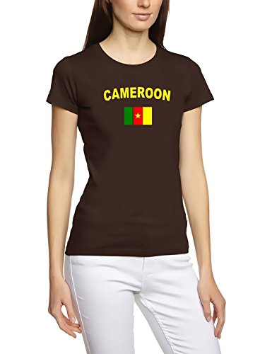 Cameroon T-Shirt girly braun, Gr.L