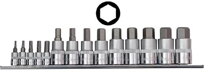 Famex 10712 Jeu de 14 embouts 6 pans 3-19 mm (Import Allemagne)