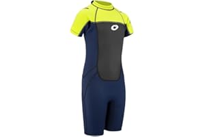 Osprey Kids Shorty Wetsuit, 3mm Wetsuit, Summer Shortie Suit, Multiples Colours