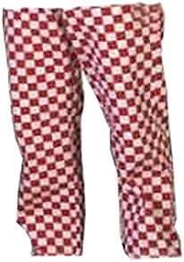 Mcintyre BrandMcintyre Brand Poly Cotton Chef Trouser, Red and White, Medium