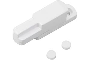 FAFEICY Zatrzask Okienny Blokada Skrzydła Blokada Stopu Aluminium Zabezpieczenie Przed kradzieżą Typu T Uniwersalna Blokada Bezpieczeństwa Zabezpieczająca Przed Dziećmi Zamiennik dla (Biały)