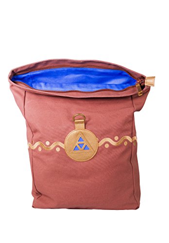 Musterbrand Zelda Rucksack Triforce Roll-Top Daypack Wasserabweisend Unisex Braun ONE