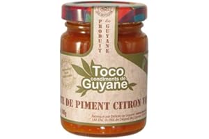 TOCO - Délices de Guyane – Pâte De Piment Citron Vert – Parfume Naturellement Tous Vos Plats – Ingrédients Naturels Et 100 % Français – 100 Grammes