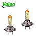 Produktbild 2x Valeo Aqua Vision H7 55W 12V Halogen Lampen Set Gelb Yellow 032523 Abblendlicht Fernlicht Nebelscheinwerfer