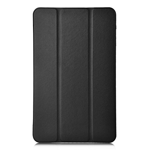 Samsung Galaxy Tab A 10.1 Hülle, IVSO Ultra Schlank Ständer Slim Leder zubehör Schutzhülle mit Automatischem Schlaf Funktion für Samsung Galaxy Tab A 10.1 Zoll Wi-Fi/ LTE (2016) SM-T580N/SM-T585N Tablet-PC perfekt geeignet, Slim Schwarz - 9