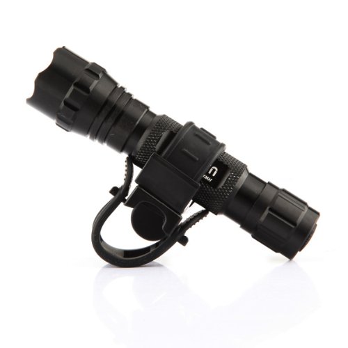 OUTERDO Taschenlampe Halter einstellbar Universal Halterung für Fahrrad Lenkerhalterung - 2