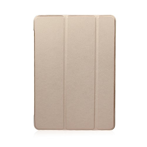 Batianda iPad 9.7 2017 Smart Case Hülle Schutzhülle Tasche mit Leichte Ständer und Auto Schlaf / Wach Funktion für 9,7 Zoll iPad 2017,Gold - 2