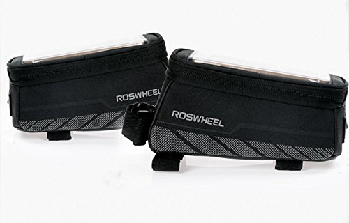 Fahrrad Rahmentaschen, Intsun® Radfahren Rahmentaschen, Wasserabweisende Fahrradtasche , Steuerrohr Taschen Packung, Handy Handyhalterung, Navigation Halterung ,Kopf Schlauchbeutel, Oberrohr Fahrrad Handytasche, Halter Steuerrohr Taschen Packung mit klaren PVC-Schirm und Ein Verlängerungskabel für iphone 6s plus / iphone 6 plus / iphone 6s / iphone 6, 5S / 5 / 5C / 4S / 4, Samsung Galaxy s6 edge/ s6 edge+/S4 / S3 - 5