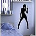 Produktbild ZOUJIE Wandaufkleber Vinyl Wandaufkleber Mädchen Silhouette James Bond Mafia Wandtattoo Abnehmbare Wandkunst Wandhaupt Schlafzimmer Dekoration Film Poster Ay780 42 * 94 cm