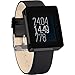Produktbild Wellograph Wellness Smartwatch, Kabelloser Bluetooth Aktivitätstracker Fitnesstracker und Herzfrequenzmesser Kompatibel mit iOS, Android und Windows Smartphone - Schwarz Chrom