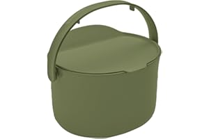 SKAZA EXCEEDING EXPECTATIONS. Skaza Bokashi - Vassoio per composto, 3,3 l, colore: Oliva