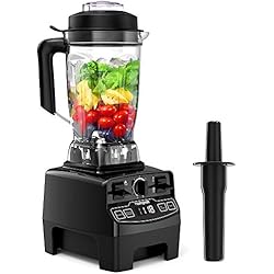 Homgeek Blender Professionnel 2000W, Blender Smoothie, Mixeur Puissant avec 8 Vitesses Réglables, Multifonction Mixer Blinder avec 4 Programmes Prédéfinis, 33000tours/min, Jarre Tritan 2L, sans BPA