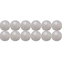 Perline Di Giada Bianca Sfaccettata - Perline Rotonde Di - Foto 6