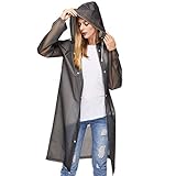 regenmantel transparent rosa 100% Wasserdicht und Sicher: Regenmantel besteht aus neuem umweltfreundlichem EVA-Material, das die eigenschaften von ultra-high wasserdichten leistung, ungiftig geschmacklos, atmungsaktiv, und weich hat. Extrem wasserdicht, schnell trocknend, geeignet für alle jahreszeiten.