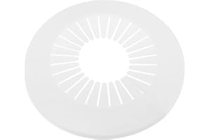 sourcing map 2 Stück Heizungsrohr, 60-74mm Rohrabdeckung Dekoration für Heizkörperrohre aus PP Kunststoff Rohrverkleidung für Heizungsrohre, Heizkörper Rohrisolierung Weiß